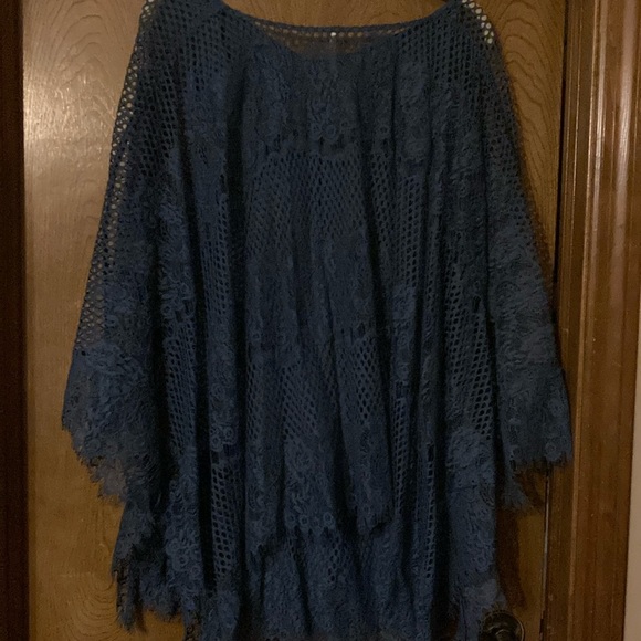 Free people layered lace tunic dress - Picture 1 of 5